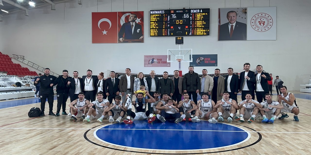 Marmaris belediyespor 76-66 İzmir Demir Amiraller Basketbol