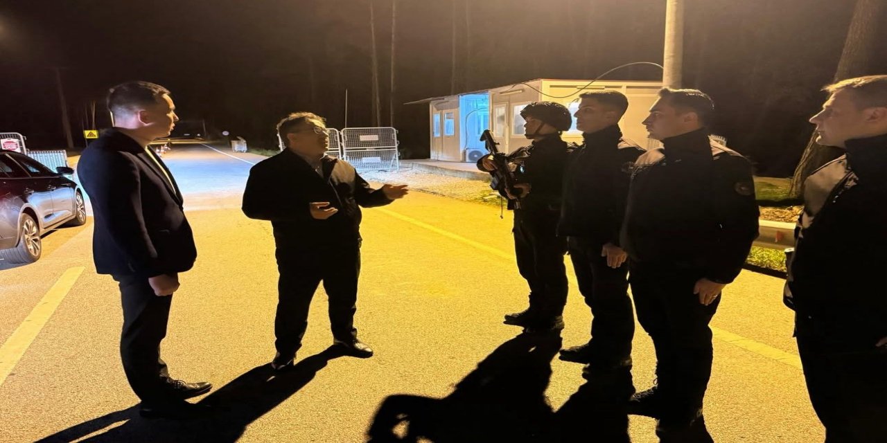 Kaymakam Nurullah Kaya’dan Okluk Jandarma yol kontrol noktasına ziyaret