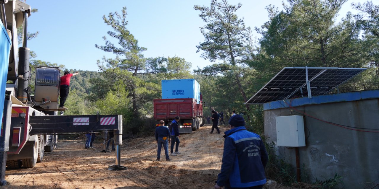 MUSKİ’den Gevenes’e yeni içme suyu deposu