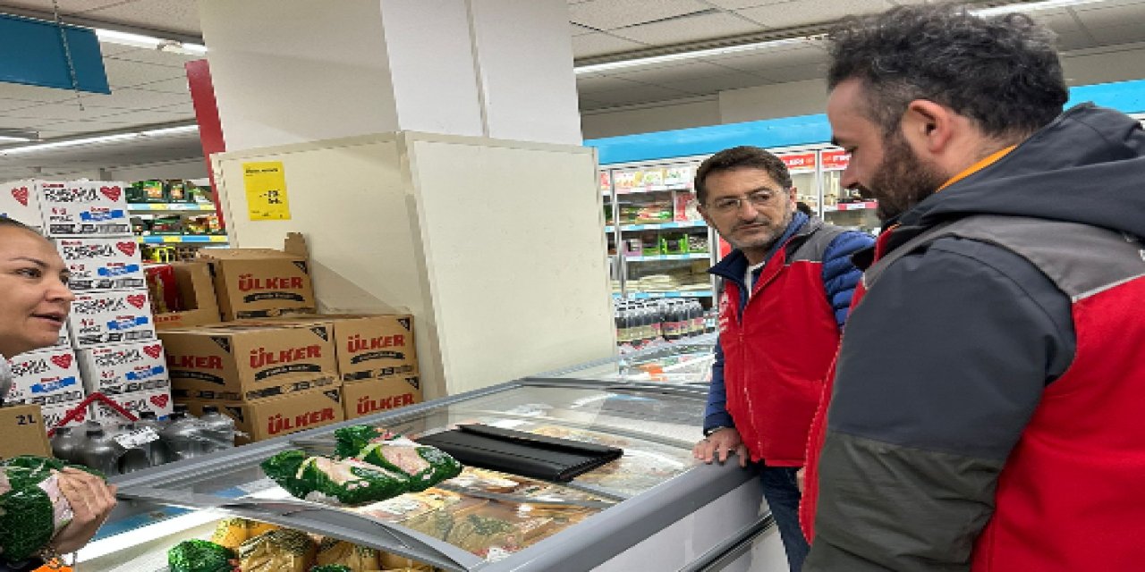 Marmaris Beldibi’ndeki marketlere denetim