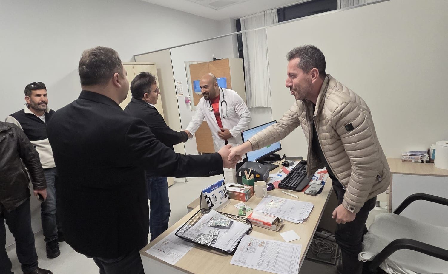 Kaymakam Kaya’dan sağlık çalışanlarına 14 Mart ziyareti