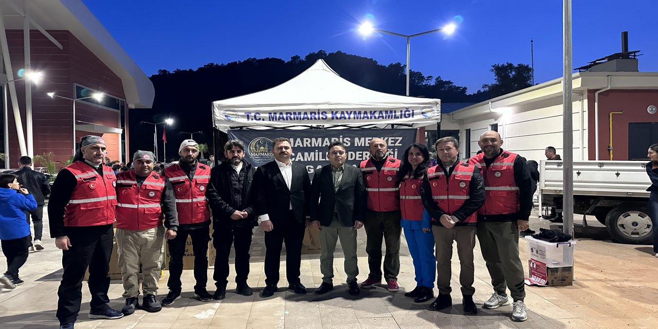 Marmaris Merkez Camileri derneğinin Ramazan sofraları büyüyerek devam ediyor