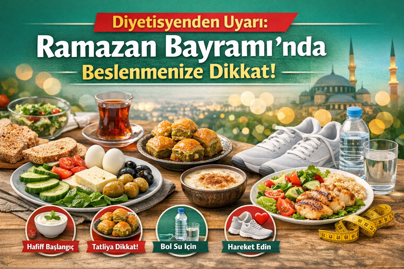 Ramazan Bayramı’nda Beslenmenize Dikkat!