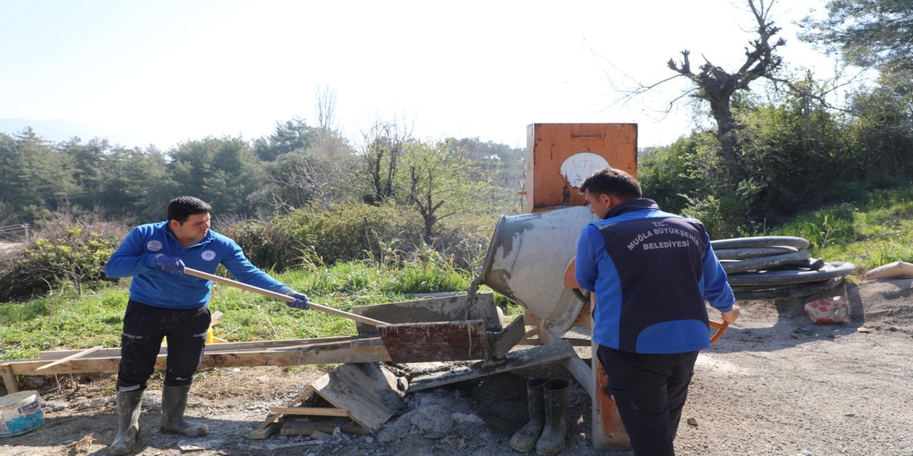 Milas'ta sulama havuzu kapasitesi 30 tona çıkarıldı