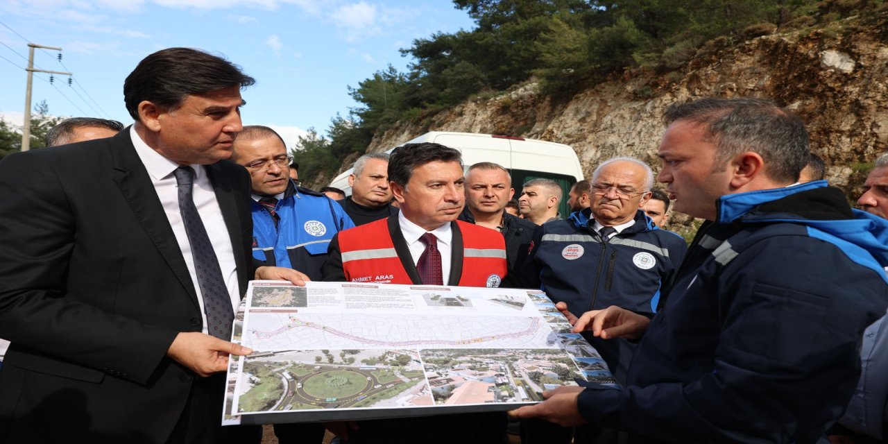 Fethiye Ölüdeniz yolu neredeyse tamamlandı