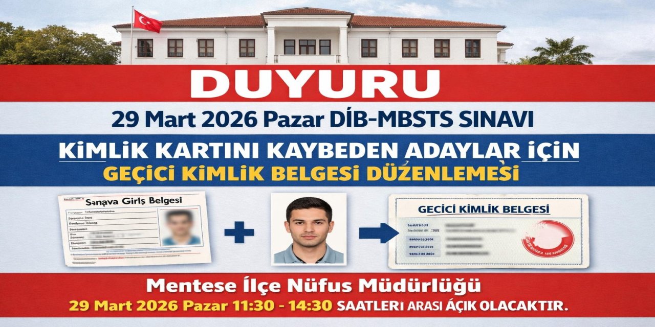 SINAV İÇİN NUFÜS MÜDÜRLÜĞÜ NÖBETÇİ OLACAK