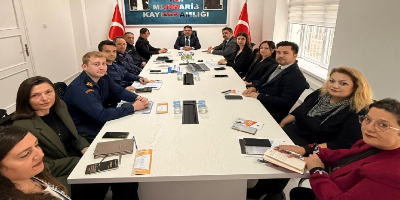 Kaymakam Kaya başkanlığında il göç koordinasyon toplantısı yapıldı