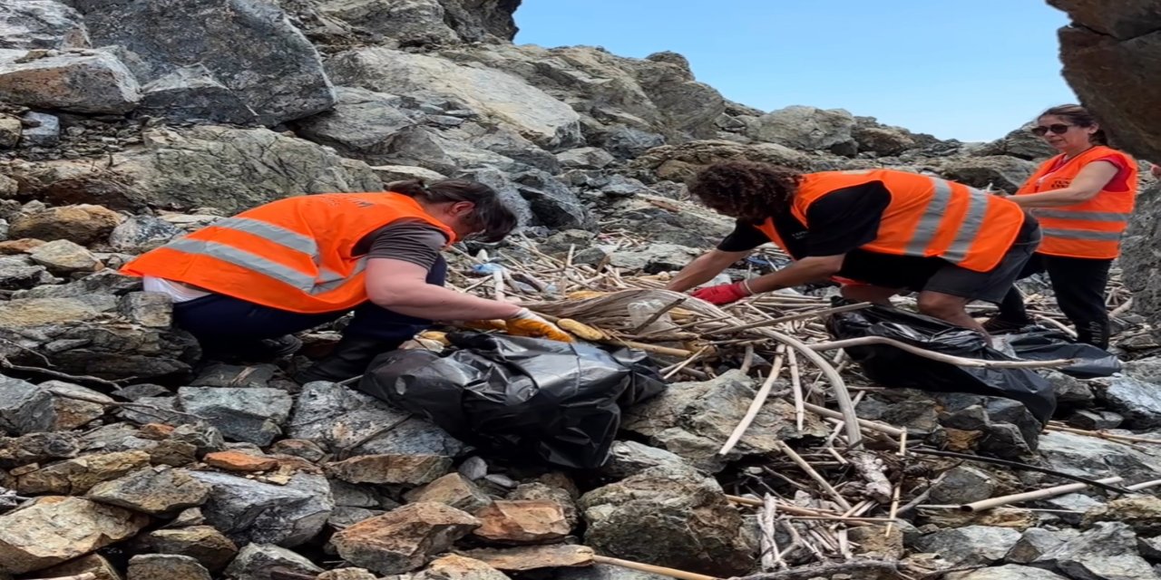 Ekotim Marmaris’ten tehlikeli bölgelere temizlik harekatı