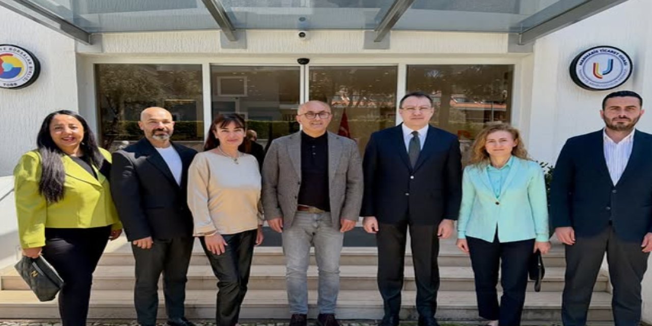 GETOB yönetim kurulu’ndan Marmaris ticaret odası başkanı Mutlu Ayhan’a ziyaret