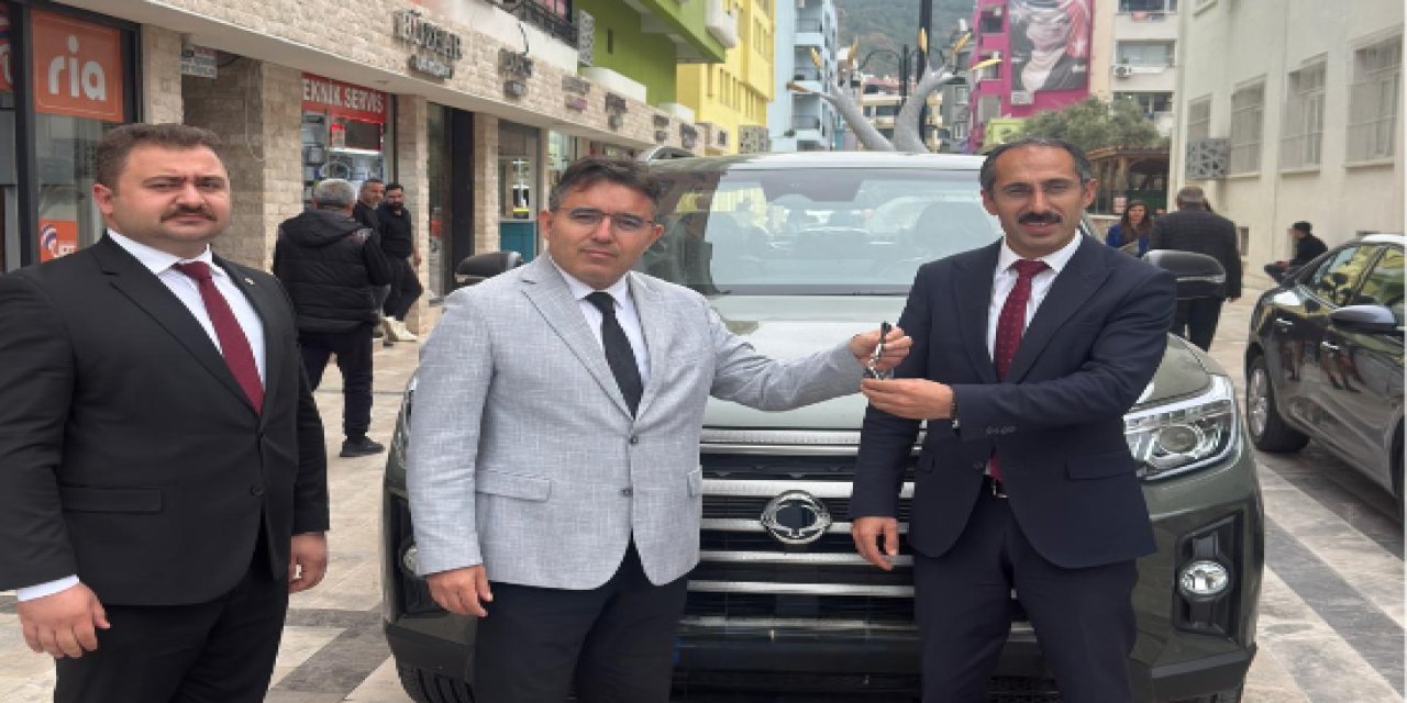 Marmaris Kaymağından Milli Emlak Müdürlüğüne araç desteği