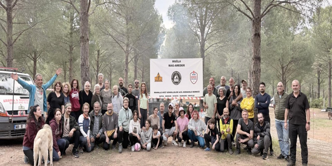 Muğla’da Afet gönüllüleri Datça’da buluştu 70 kişilik eğitim kampı tamamlandı