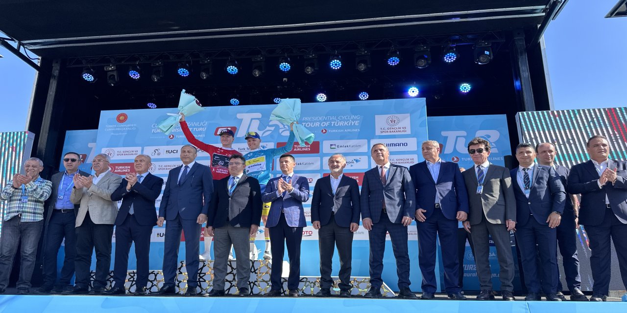 61. Cumhurbaşkanlığı bisiklet turunun 2. Etab mayoları sahiplerini buldu