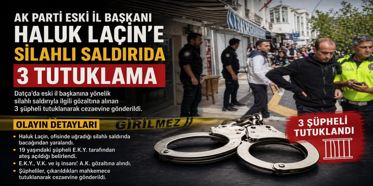 AK Parti eski il başkanı Haluk Laçin’e silahlı saldırıda 3 tutuklama