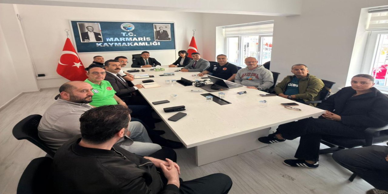 Türkiye açık su yüzme yaz şampiyonası için koordinasyon toplantısı yapıldı