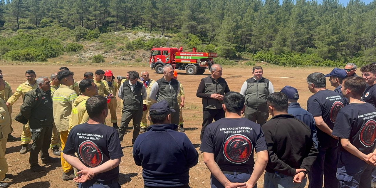 Marmaris’te yangın sezonu öncesi kapsamlı eğitim