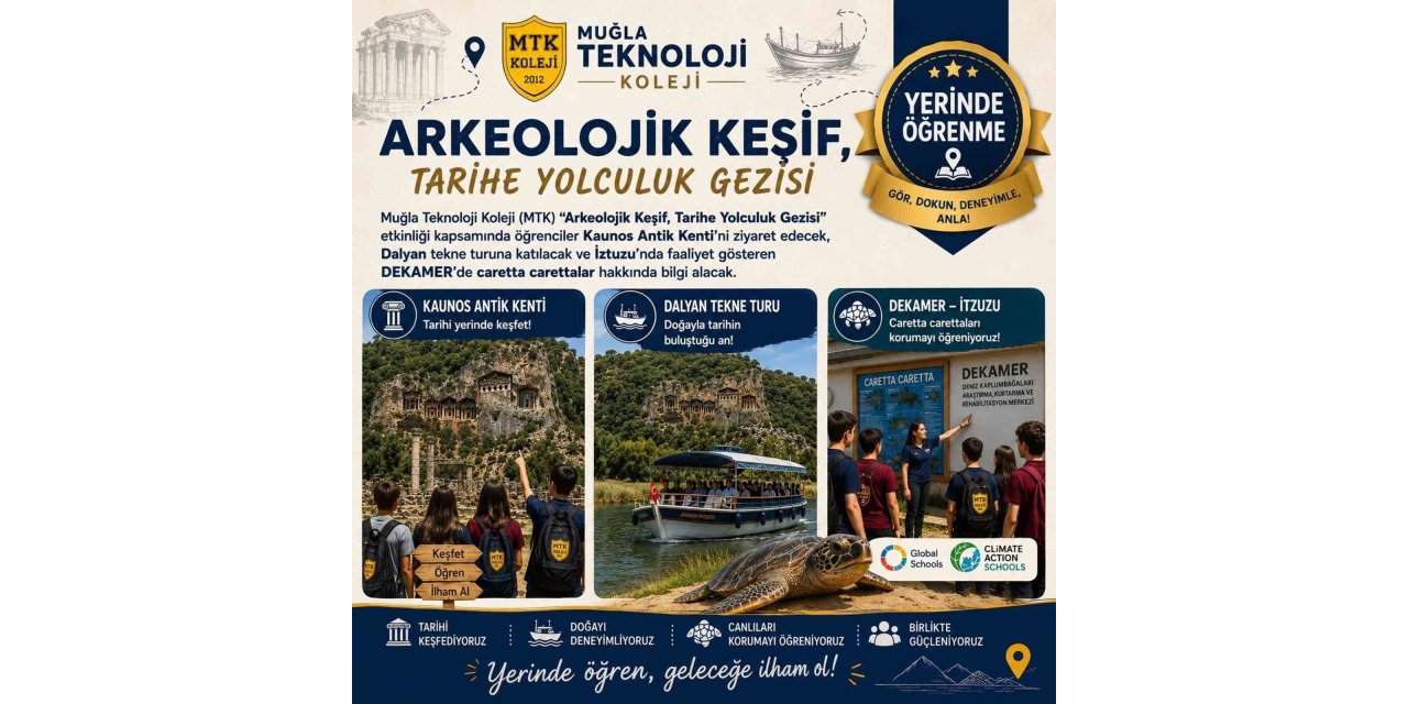 MTK öğrenme yolculuğunu antik kentlere taşıyor