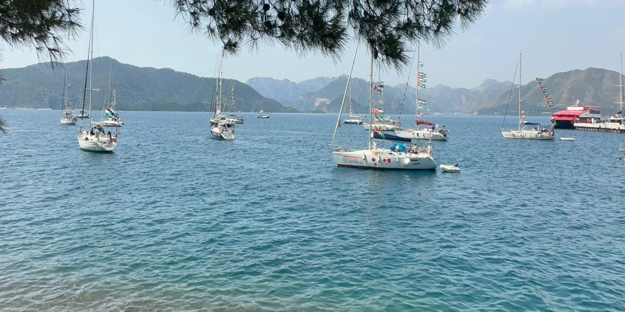 İsrail Müdahalesine Uğrayan “Küresel Sumud Filosu” Marmaris’e Ulaştı