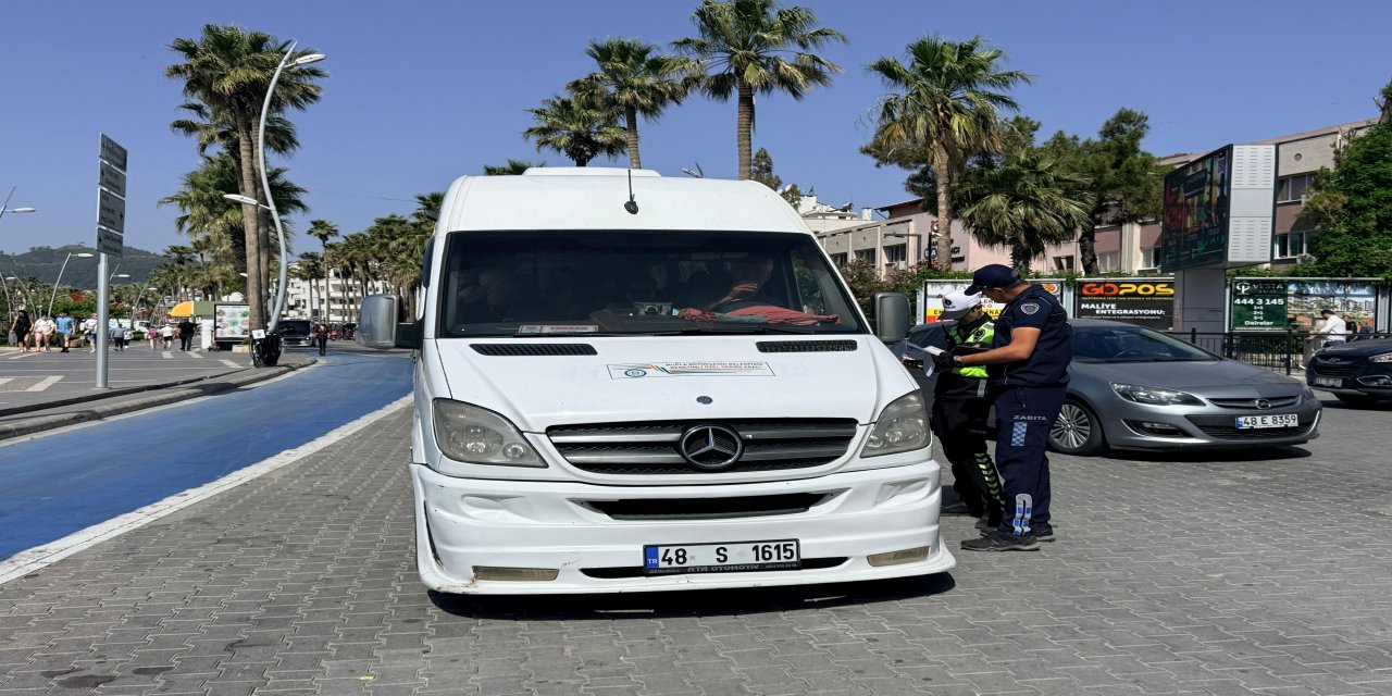 Marmaris’te ticari araçlara denetim