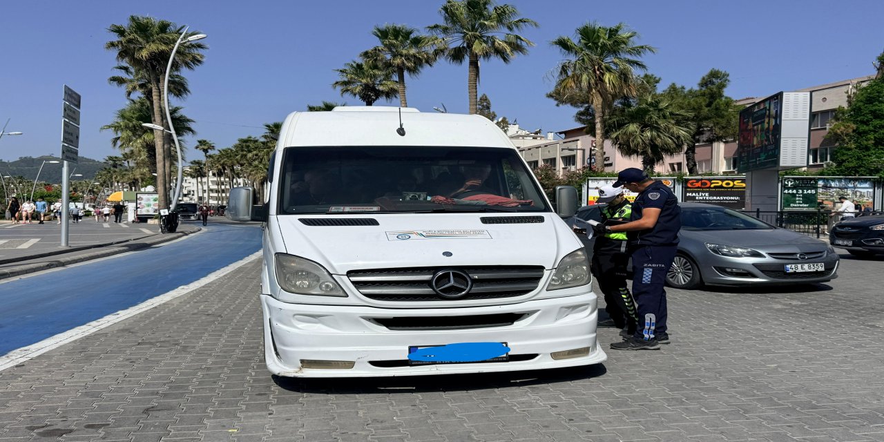 Marmaris’te ticari araçlara denetim