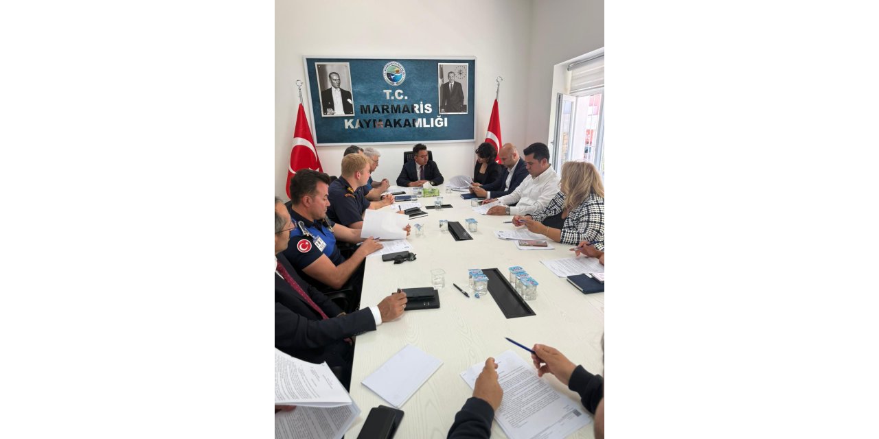 Marmaris’te suda boğulma vakalarına karşı önlem toplantısı
