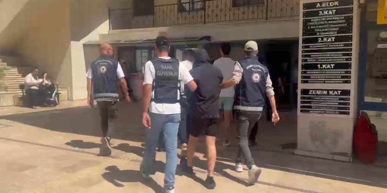 Marmaris’te göçmen kaçakçılığı operasyonunda yakalanan 7 şüpheli tutuklandı