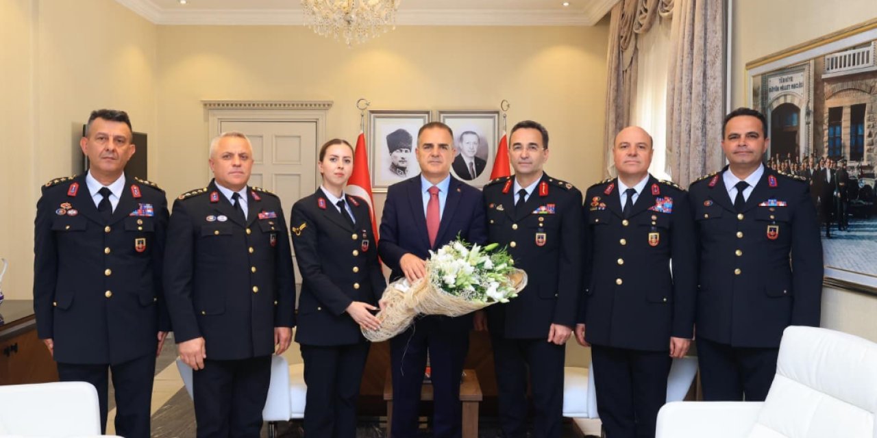 Muğla Valisi Akbıyık, Jandarma’yı ağırladı