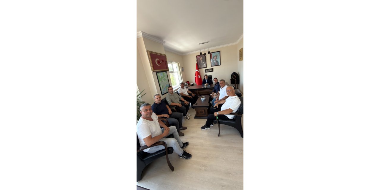 Marmaris Taksicileri Kaymakam Kaya'ya sorunlarını iletti