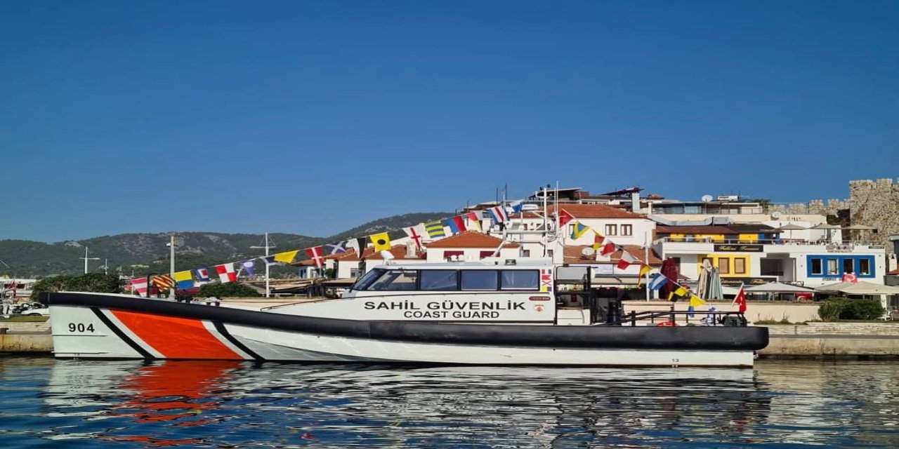 TCSG-904 botu Sahil Güvenlik'in 44. kuruluş yıl dönümünde Marmaris'te ziyarete açılıyor