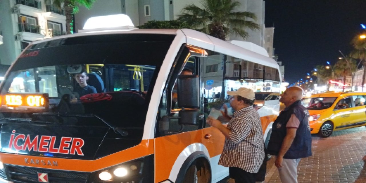 Marmaris’te araç içi tütün kullanımına yönelik rutin denetim gerçekleştirildi