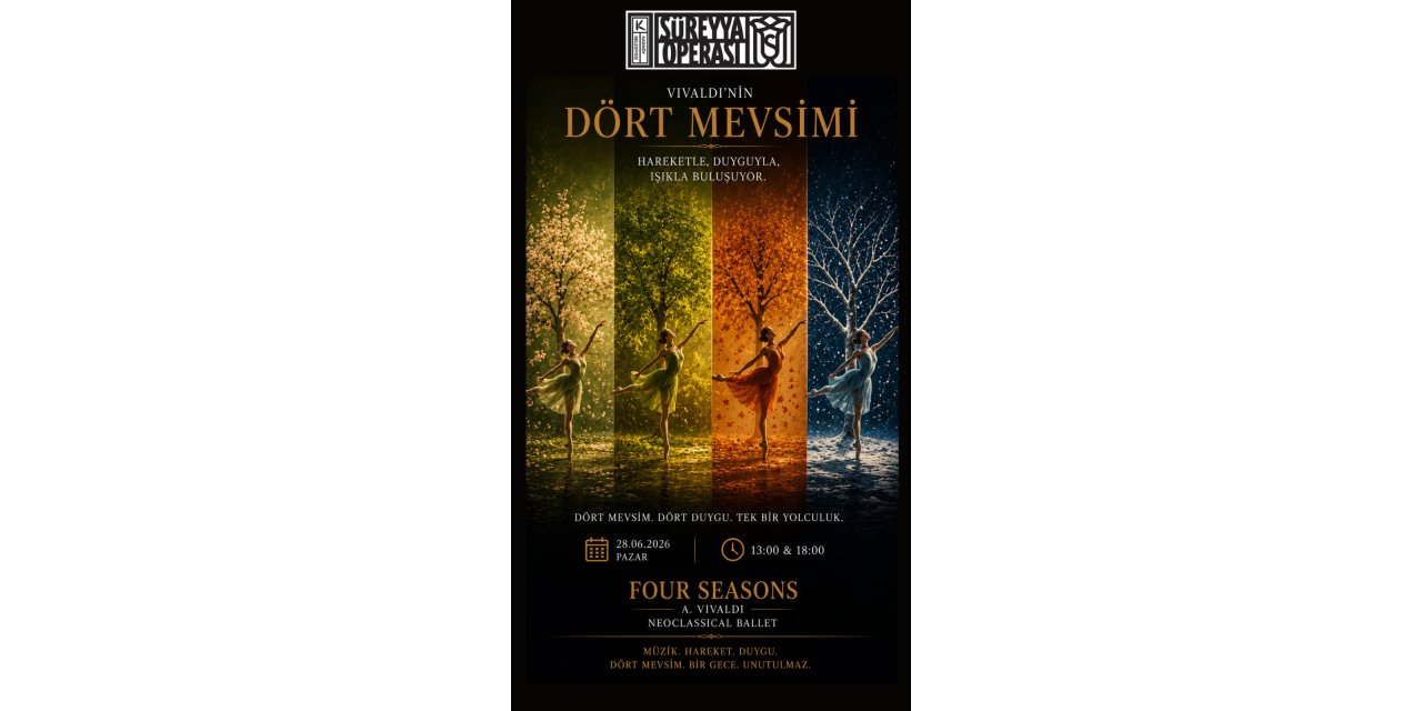 Vivaldi'nin Dört Mevsim'i Bale Sahnesinde Yeniden Hayat Buluyor