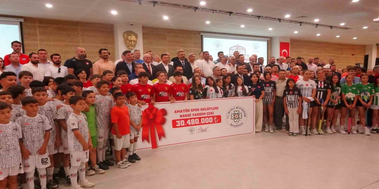 Muğla Büyükşehir Belediyesi’nden Amatör Spor Kulüpleri’ne destek