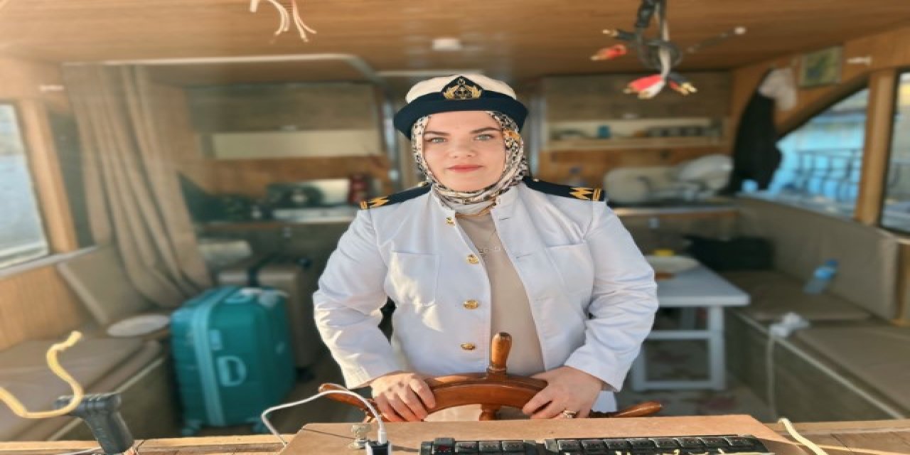 Van Gölü’nün ilk kadın kaptanı: Dümen artık ona emanet