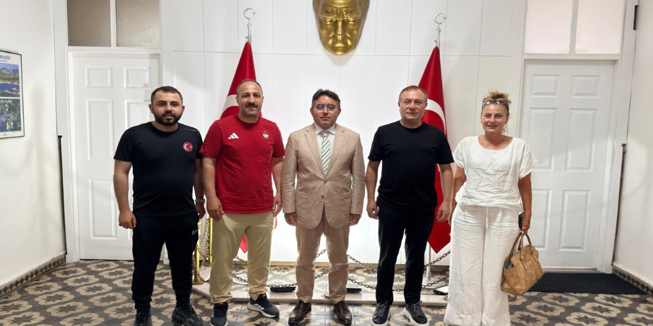 Türkiye Özel Sporcular Spor Federasyonu heyetinden Kaymakam Kaya’ya ziyaret
