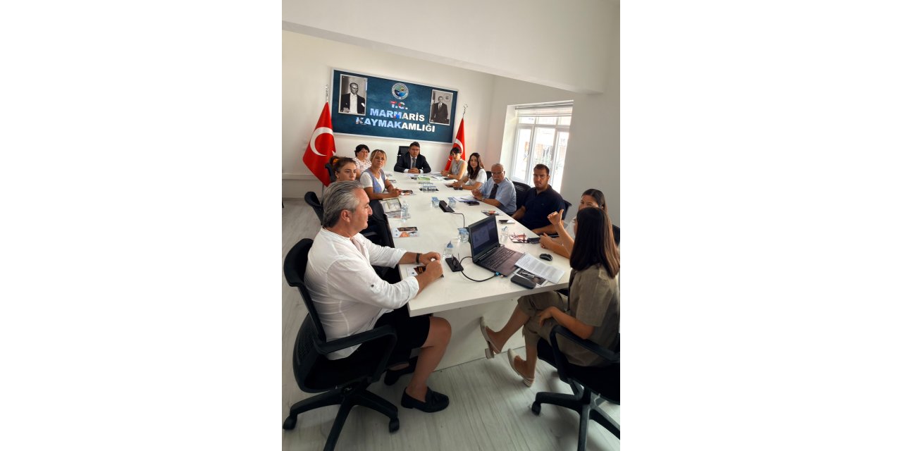 MARMARİS’İN İNSAN HAKLARI KURULU KAYMAKAM KAYA İLE BİR ARAYA GELDİ