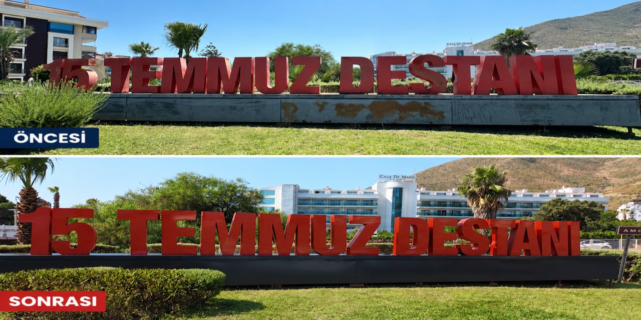 Muhtar istedi belediye yaptı 'Siteler'deki "15 Temmuz Destanı" yazısına bakım