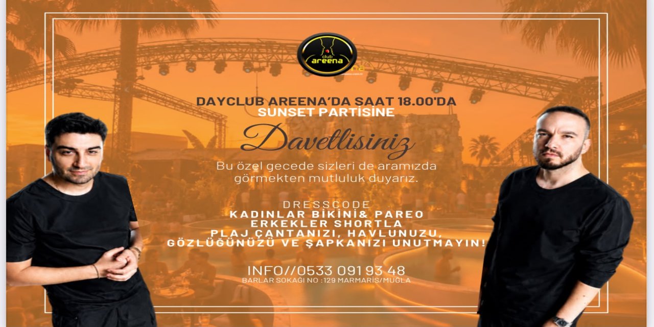 Marmaris'te Bir İlk: Gün Batımı Eğlencesi "Voltran: DayClub Areena" ile Başlıyor
