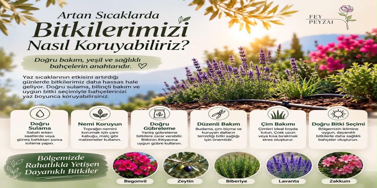 Artan Sıcaklarda Bitkilerimizi Nasıl Koruyabiliriz?