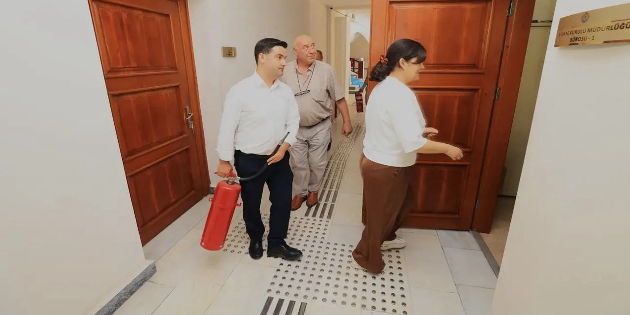 Muğla Valiliği’nde acil durum tatbikatı yapıldı