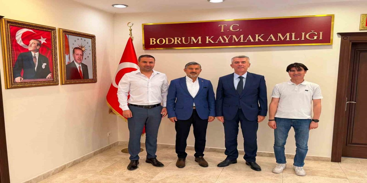 Uçak’tan Bodrum Kaymakamı Sırmalı ve İlçe Milli Eğitim Müdürü’ne ziyaret