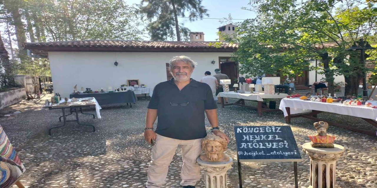 Köyceğiz’de heykel sergisi açıldı