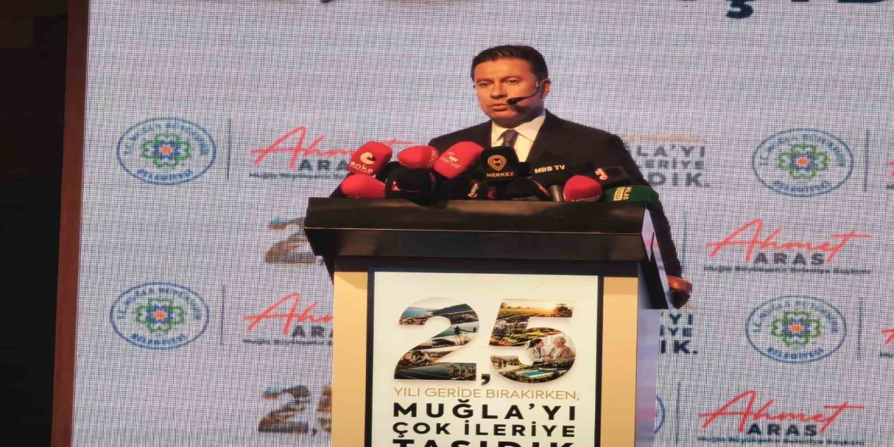 Muğla Büyükşehir Belediye Ahmet Aras 2,5 yıllık icraatlarını açıkladı: Vaatlerin yüzde 61,5’i hayata geçirildi