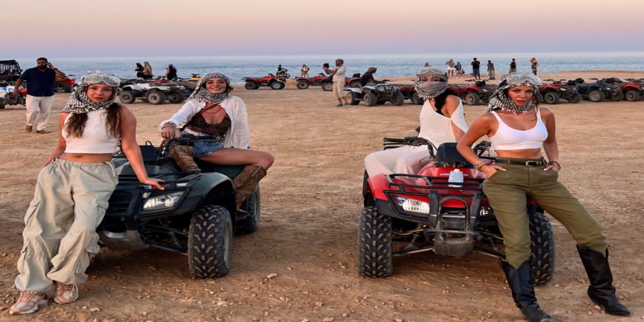 Setlerden Kızıldeniz’e: Ünlü oyuncular Hurghada’nın büyüsünü keşfetti