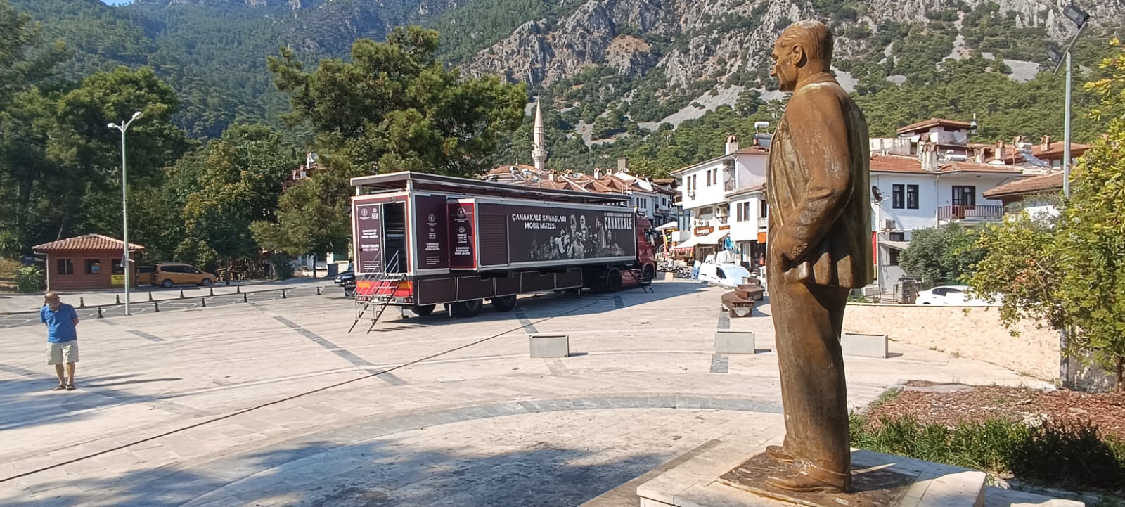 Çanakkale ruhunu yaşatan mobil müze Akyaka’da