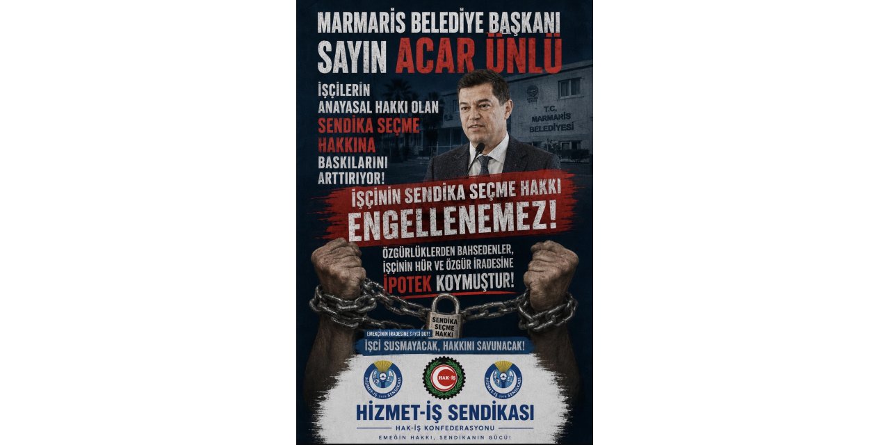 Marmaris Belediyesi Personel A.Ş.’de Sendikal Baskı İddiası
