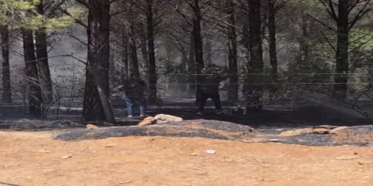 Akyaka’da çıkan yangın kontrol altında