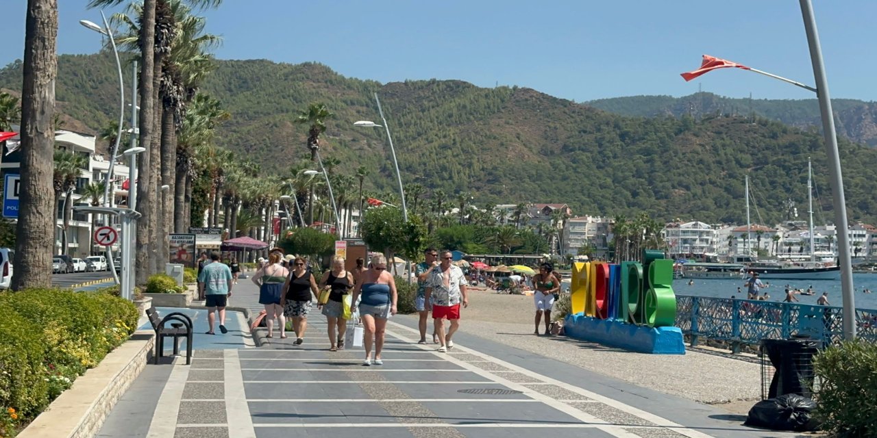 Marmaris’te tatil sezonu sürüyor