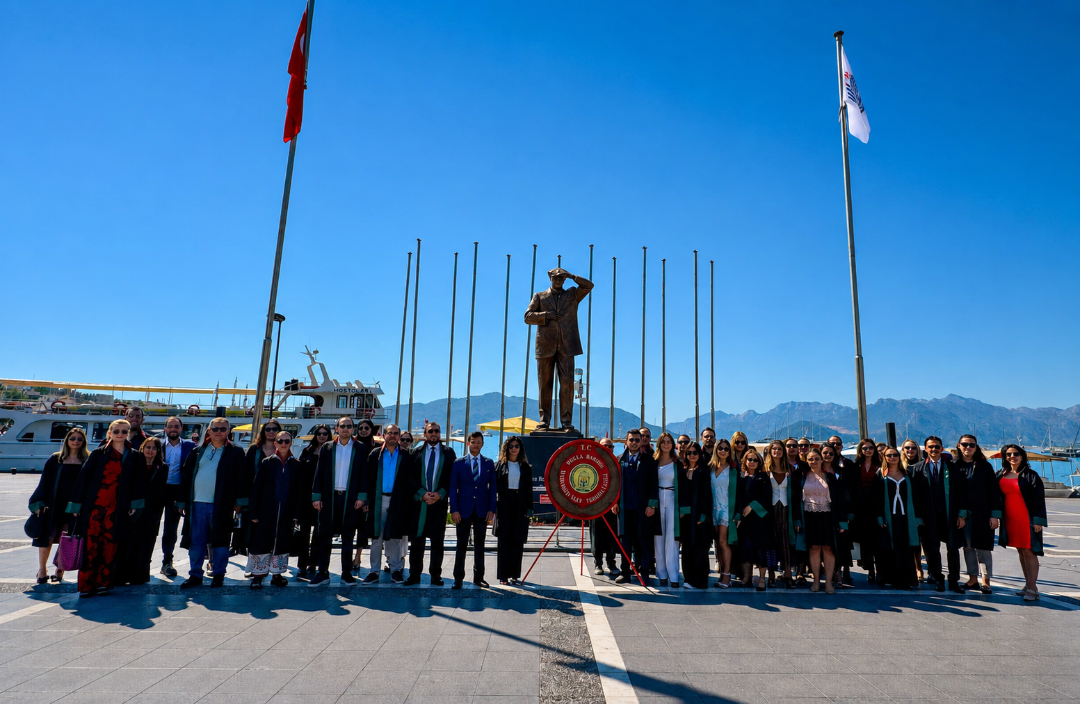 Marmaris’te yeni adli yıl başladı Avukatlardan “Savunma özgür değilse adalet yok” mesajı