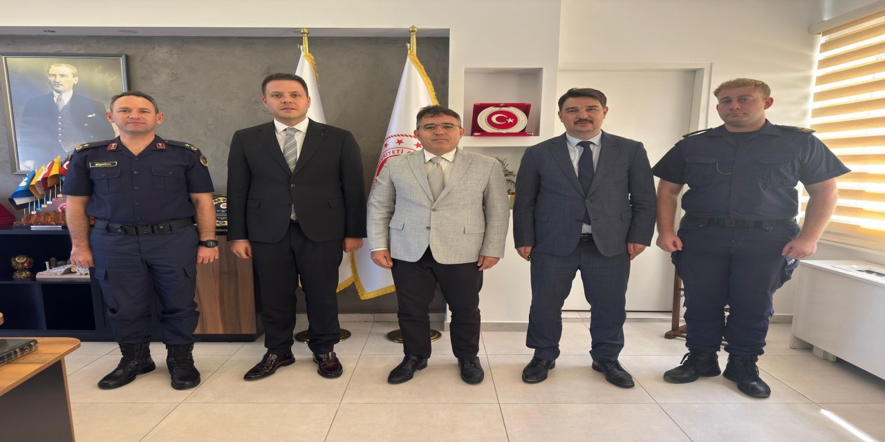 Kaymakam Kaya’dan Adli Yıl Açılışında Başsavcı Ersan’a Ziyaret