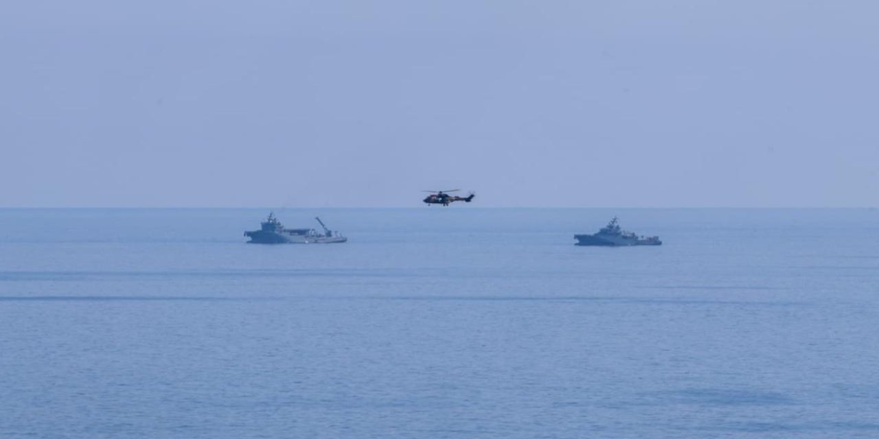 Girne açıklarında batan gemiye ulaşıldı
