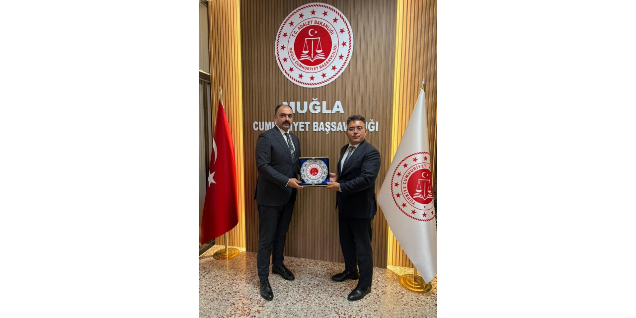 Kaymakam Kaya’dan Muğla Cumhuriyet Başsavcısı Kayaközü’ne ziyaret